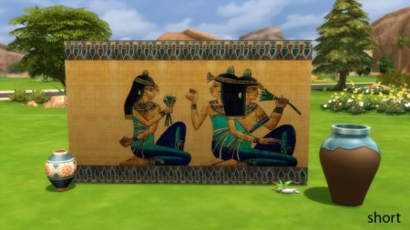 Blue Egyptian Ladies wallpapers by M16Tronaz at Mod The Sims
