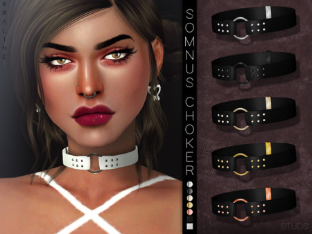 Somnus Choker Set by Pralinesims at TSR » Sims 4 Updates