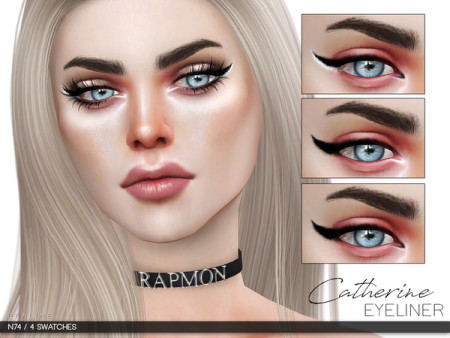 Catherine Eyeliner N74 by Pralinesims at TSR » Sims 4 Updates