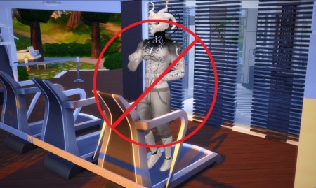 No Autonomous Workout by Manderz0630 at Mod The Sims