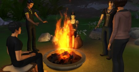 Campfire Lighting Fix by simsilver0 at Mod The Sims