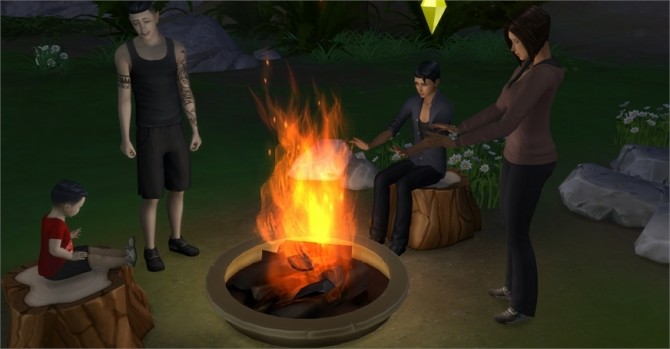 Sims 4 Campfire Lighting Fix by simsilver0 at Mod The Sims