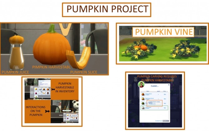 Sims 4 The Pumpkin Project by icemunmun at Mod The Sims