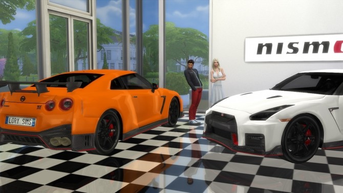 Sims 4 Nissan GT R NISMO at LorySims