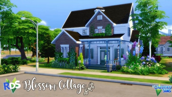 Sims 4 Blossom Cottage by Lyrasae93 at L’UniverSims