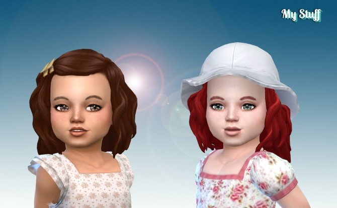 Sims 4 Lara Hair for Toddlers at My Stuff