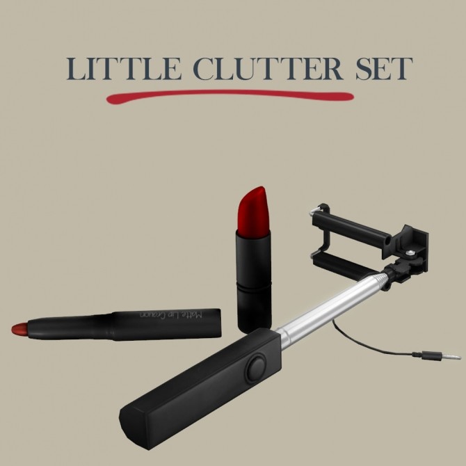 Sims 4 Little Clutter Set at Leo Sims