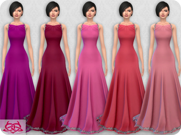 Sims 4 Wedding Dress 10 RECOLOR 5 by Colores Urbanos at TSR