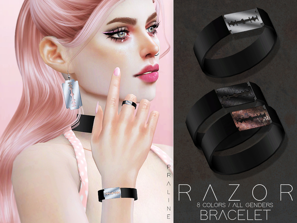 Sims 4 Razor Accessory Kit by Pralinesims at TSR