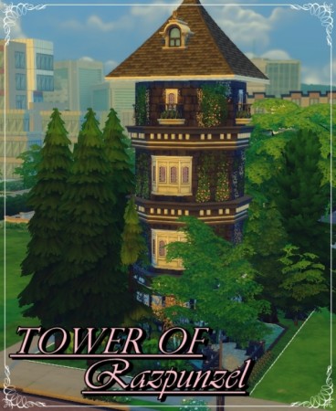 Tower of Razpunzel NO CC by isabellajasper at Mod The Sims