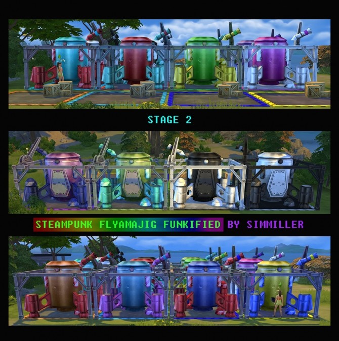 Sims 4 Steampunk Flyamajig Funkified by Simmiller at Mod The Sims