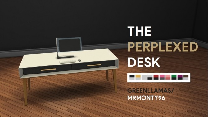 Sims 4 The Perplexed Desk by MrMonty96 at Mod The Sims