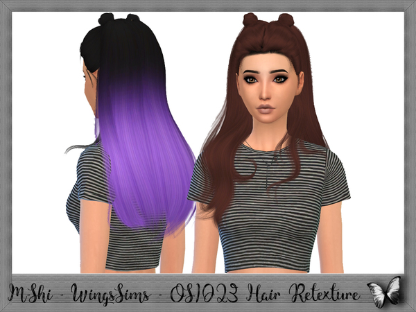 Sims 4 WingsSims OS1023 Hair Retexture by mikerashi at TSR