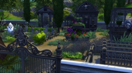 The Cursed Cemetery by Pyrénéa at Sims Artists