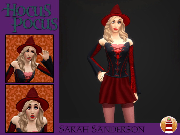 Sims 4 HOCUS POCUS Sanderson sisters by Waterwoman at Akisima