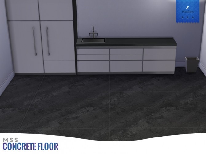 Sims 4 Concrete Floor by midnightskysims at SimsWorkshop