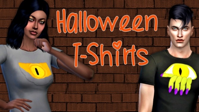 Sims 4 Halloween T shirts at Seger Sims