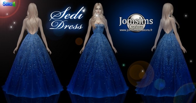 Sims 4 Sedi dress at Jomsims Creations