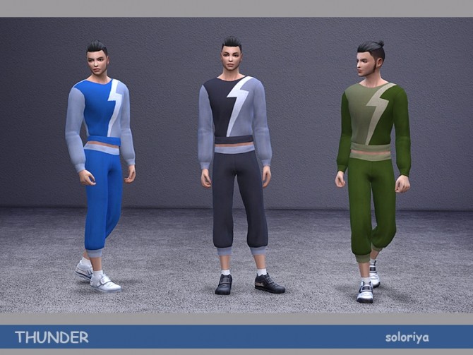 Sims 4 Thunder set at Soloriya