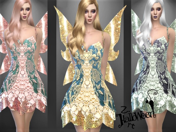Sims 4 Halloween Party 02 outfit by Zuckerschnute20 at TSR