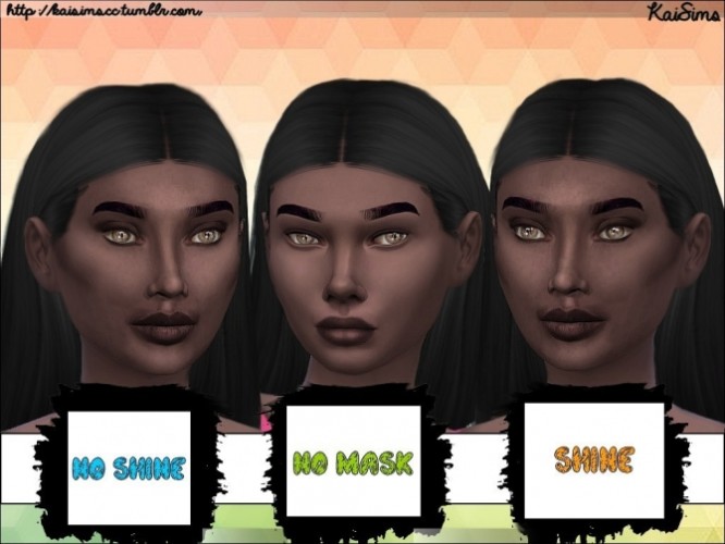 Ethnic Facial Mask Set 1 By KaiSimsCC At SimsWorkshop Sims 4 Updates