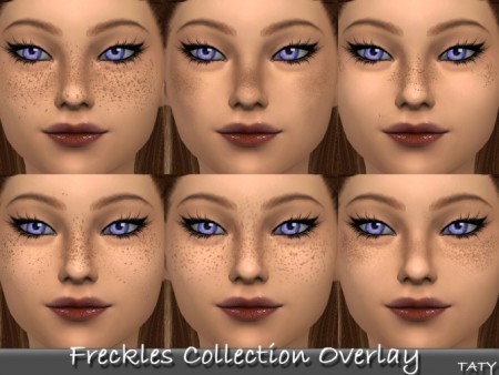 Freckles collection overlay at Taty – Eámanë Palantír » Sims 4 Updates