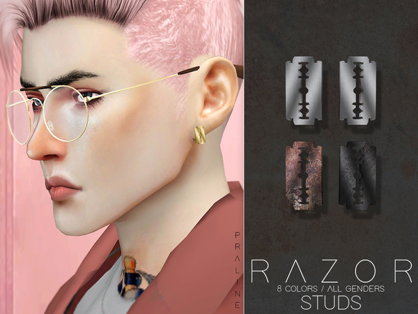 Sims 4 Razor Accessory Kit by Pralinesims at TSR