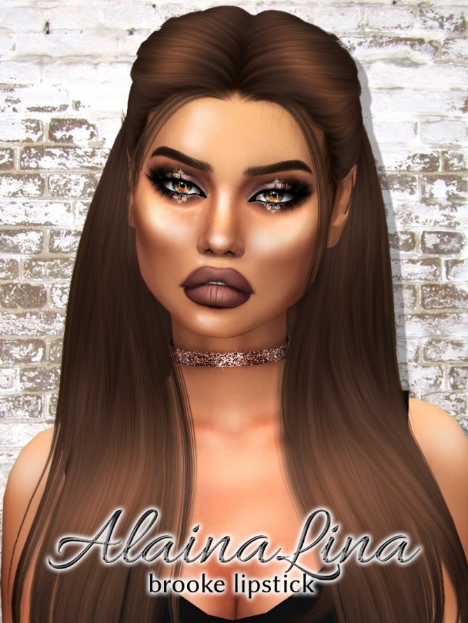 Sims 4 Brooke Lipstick at AlainaLina