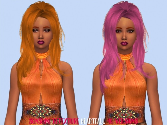Sims 4 Sunshine hair recolors by heartfall at SimsWorkshop