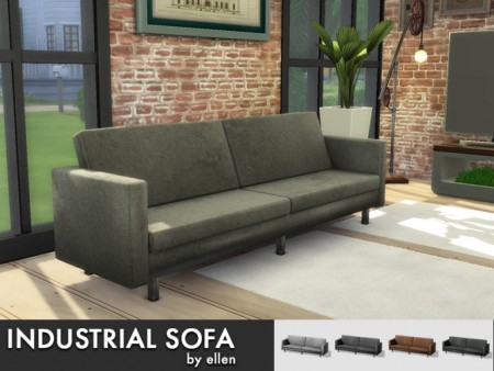 Industrial sofa at Simobjects by Ellen