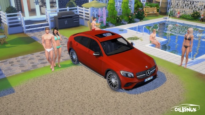 Sims 4 Mercedes Benz GLC Coupe at LorySims