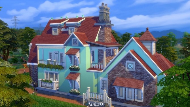 Sims 4 Family House No.15 at JarkaD Sims 4 Blog