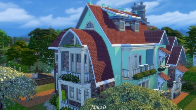 Sims 4 Family House No.15 at JarkaD Sims 4 Blog