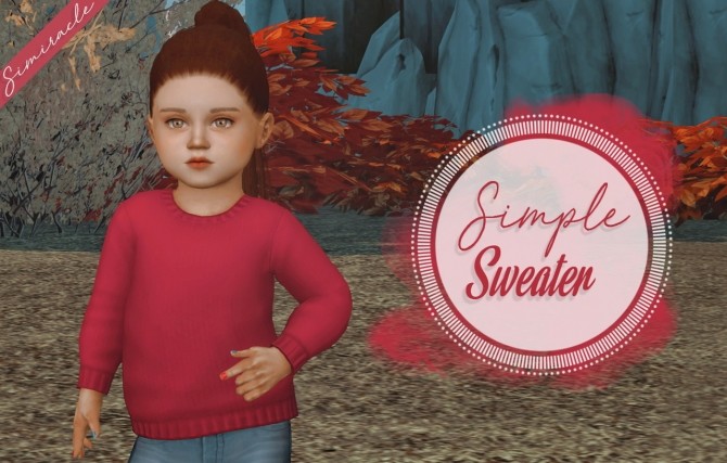 Sims 4 Simple Sweater T at Simiracle