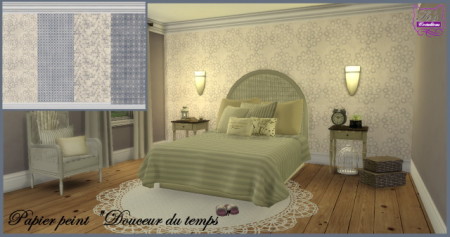 Sweets of time wallpaper by Sophie Stiquet at Les Sims4