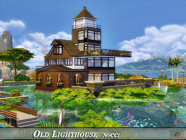 Sims 4 Old Lighthouse by Danuta720 at TSR