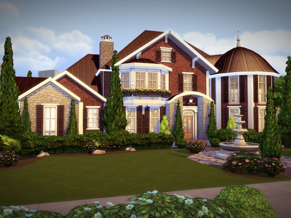 Sims 4 Kanefort house by melcastro91 at TSR