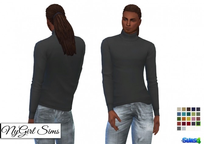 Sims 4 Untucked Turtleneck at NyGirl Sims