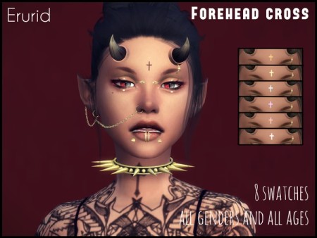 Forehead Cross by Erurid at TSR