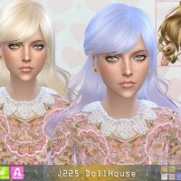 Button Back Blouse & Ivory Belted Prom Dress at TSR » Sims 4 Updates