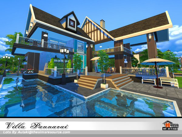 Sims 4 Villa Pannarai by autaki at TSR