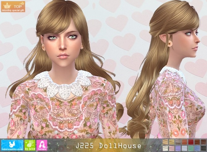 Sims 4 J225 DollHouse hair (Pay) at Newsea Sims 4