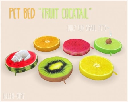 Fruit Cocktail Pet Bed at Helen Sims