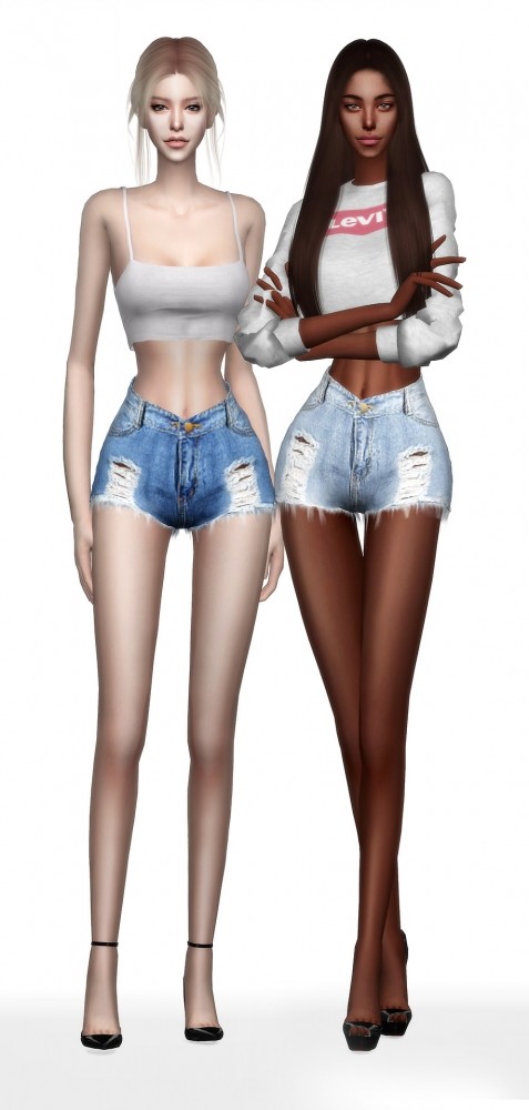Sims 4 GPME Seduce jeans short at GOPPOLS Me