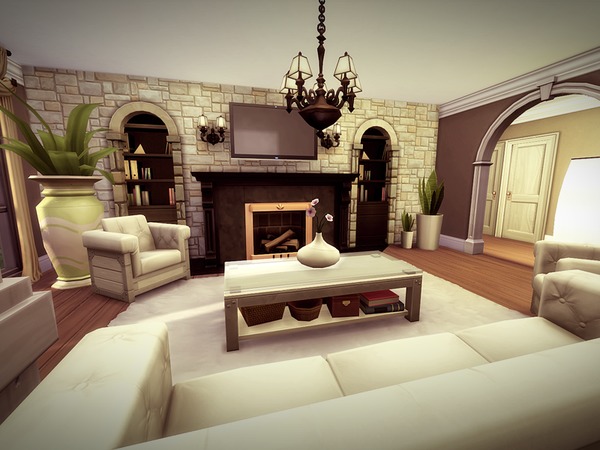 Sims 4 Kanefort house by melcastro91 at TSR