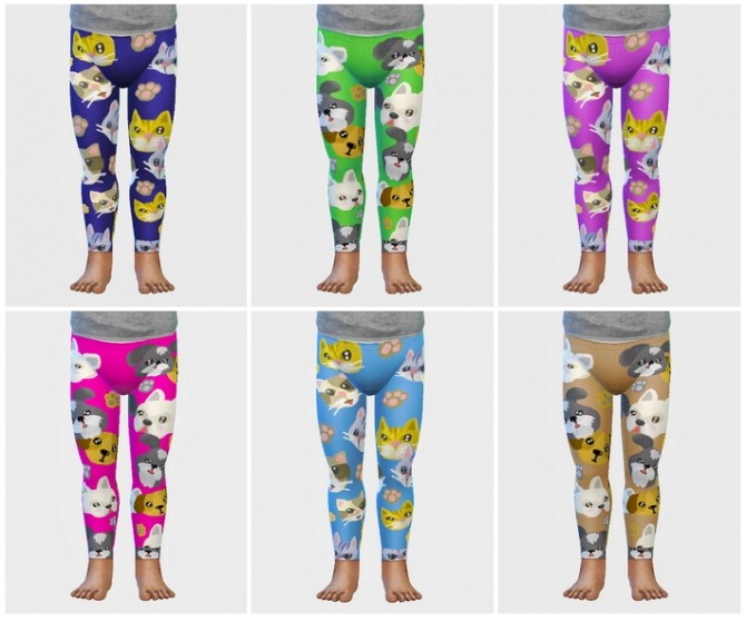 Sims 4 Doggy Kitty Tights Converted for Kids & Toddlers at Simiracle
