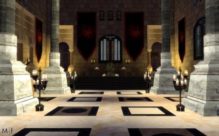 Red Keep Throne Room Build at Magnolian Farewell » Sims 4 Updates