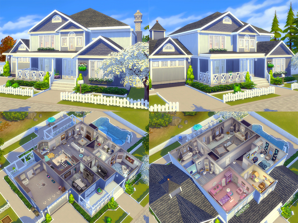 Sims 4 Brooklyn family home by sharon337 at TSR