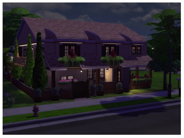 Sims 4 With Some Rustic 2 storey building by RightHearted at TSR