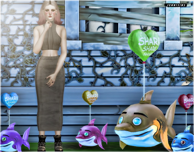 Sims 4 Decorative balloon shark at Jenni Sims